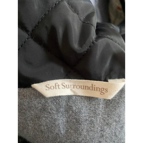Soft Surroundings Black Crossover Snowline Puffer Vest XS - Picture 5 of 7